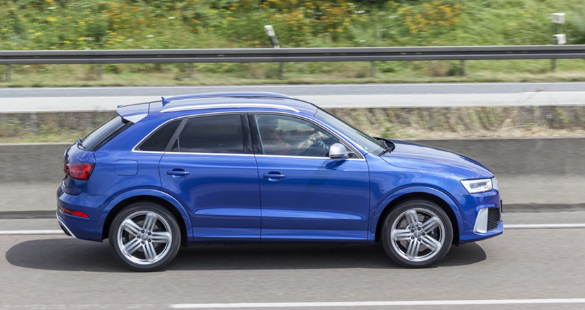 Blue Audi Q3 Car